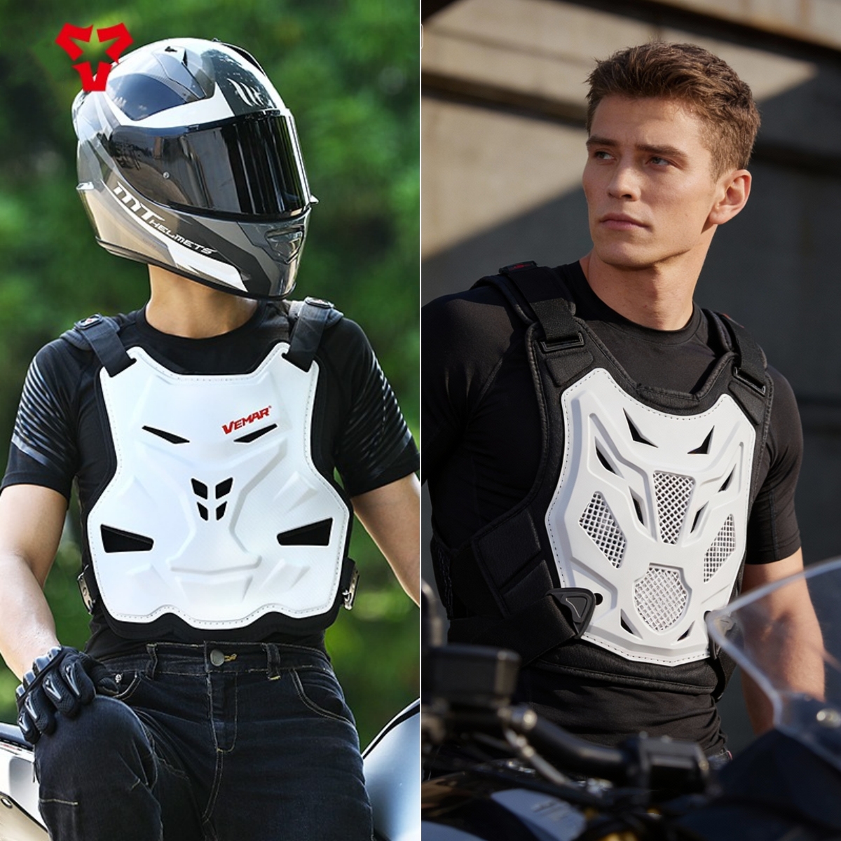 Mountain Biking Chest Protector - VEMAR All Season Motocross Armor Vest