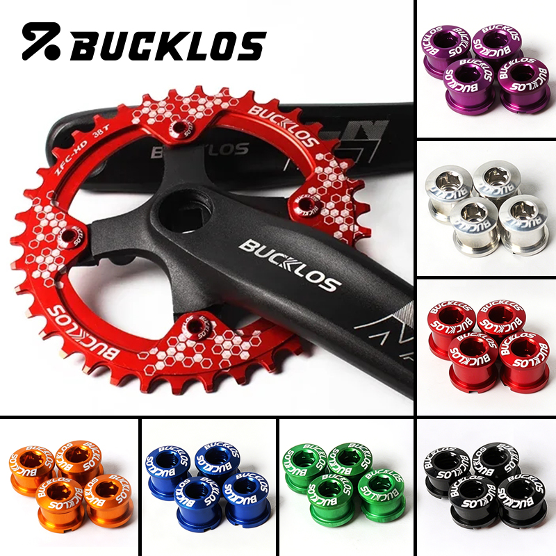 Mountain Biking Blue Mountains - BUCKLOS MTB Bike Chainring Bolts Double/Triple