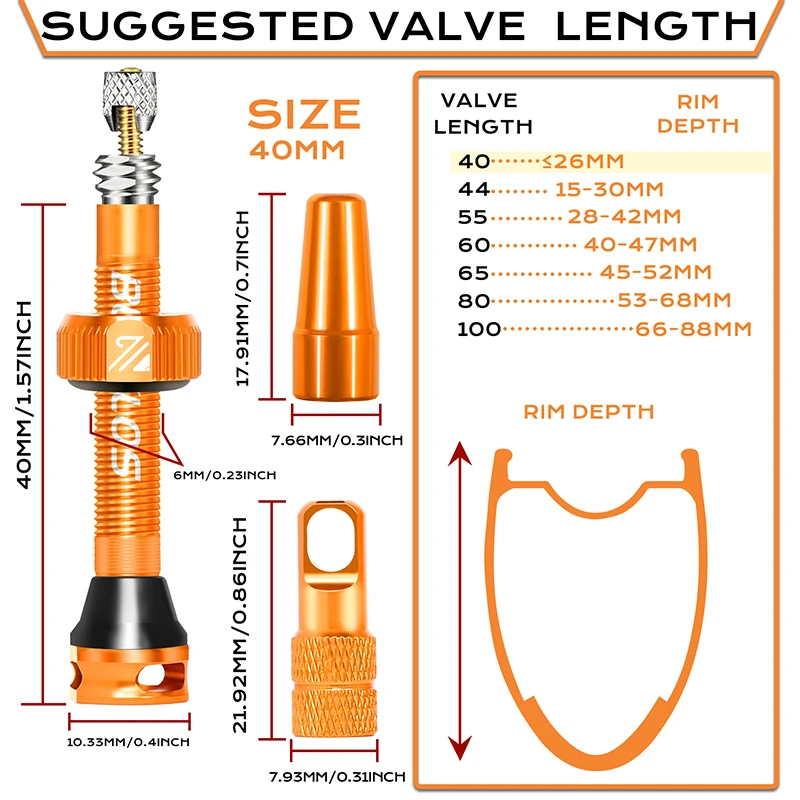 BUCKLOS Bicycle Presta Valve 4 - Tubeless Valve Core incelemesi ve fiyatı