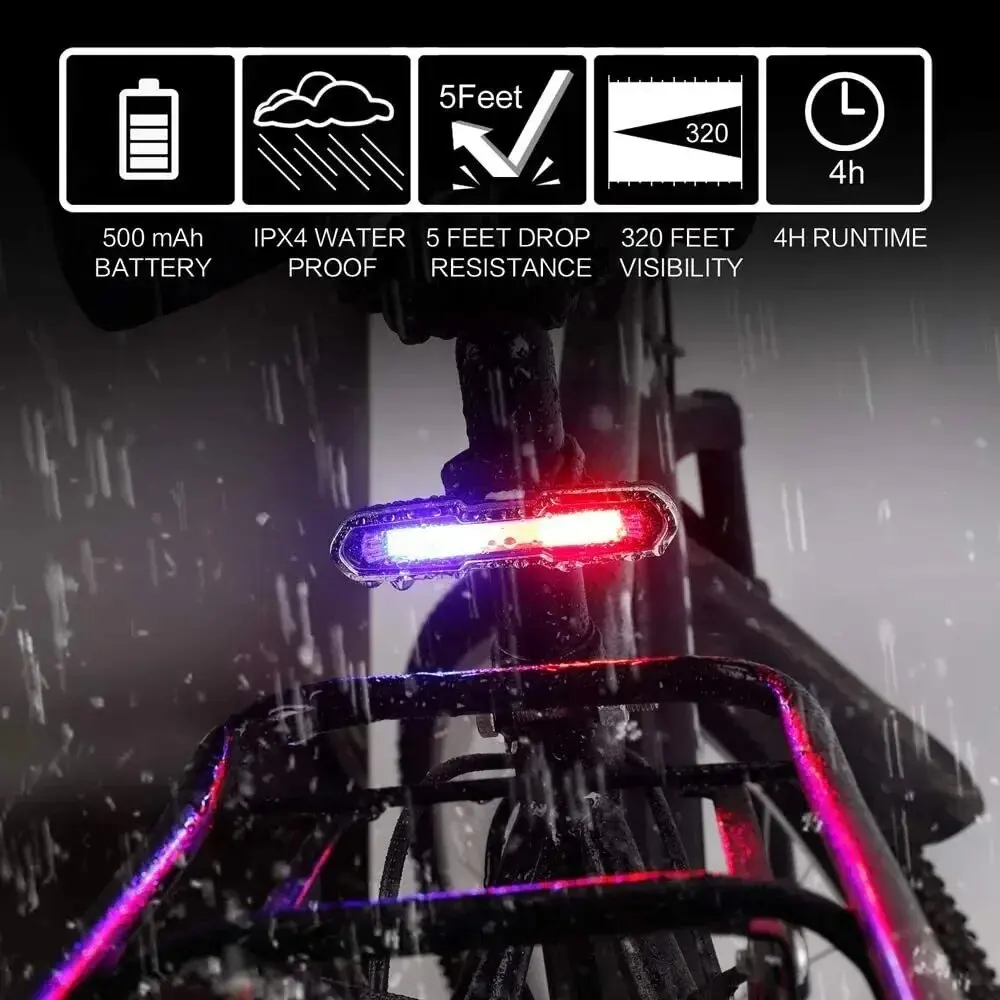 Waterproof USB Rechargeable LE - Mountain Biking Blue Mountains incelemesi ve fiyatı