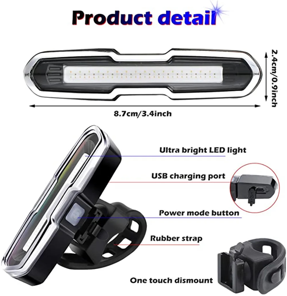 Waterproof USB Rechargeable LE - Mountain Biking Blue Mountains incelemesi ve fiyatı