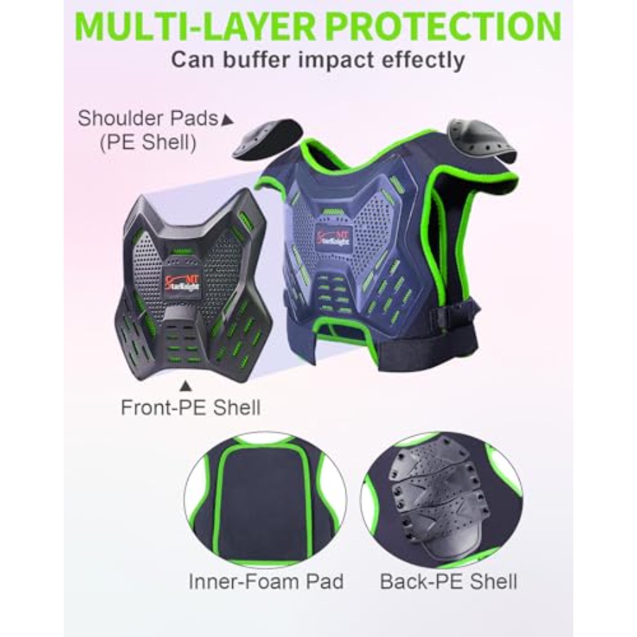 Dirt Bike Gear - Youth Motorcy - Mountain Biking Chest Protector incelemesi ve fiyatı