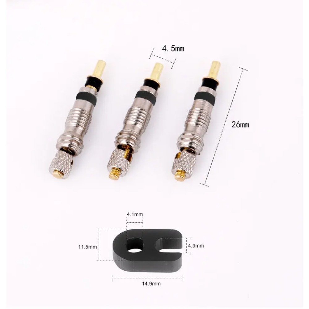 6/18PcsBicycle Valve Core Fren - Tubeless Valve Core incelemesi ve fiyatı