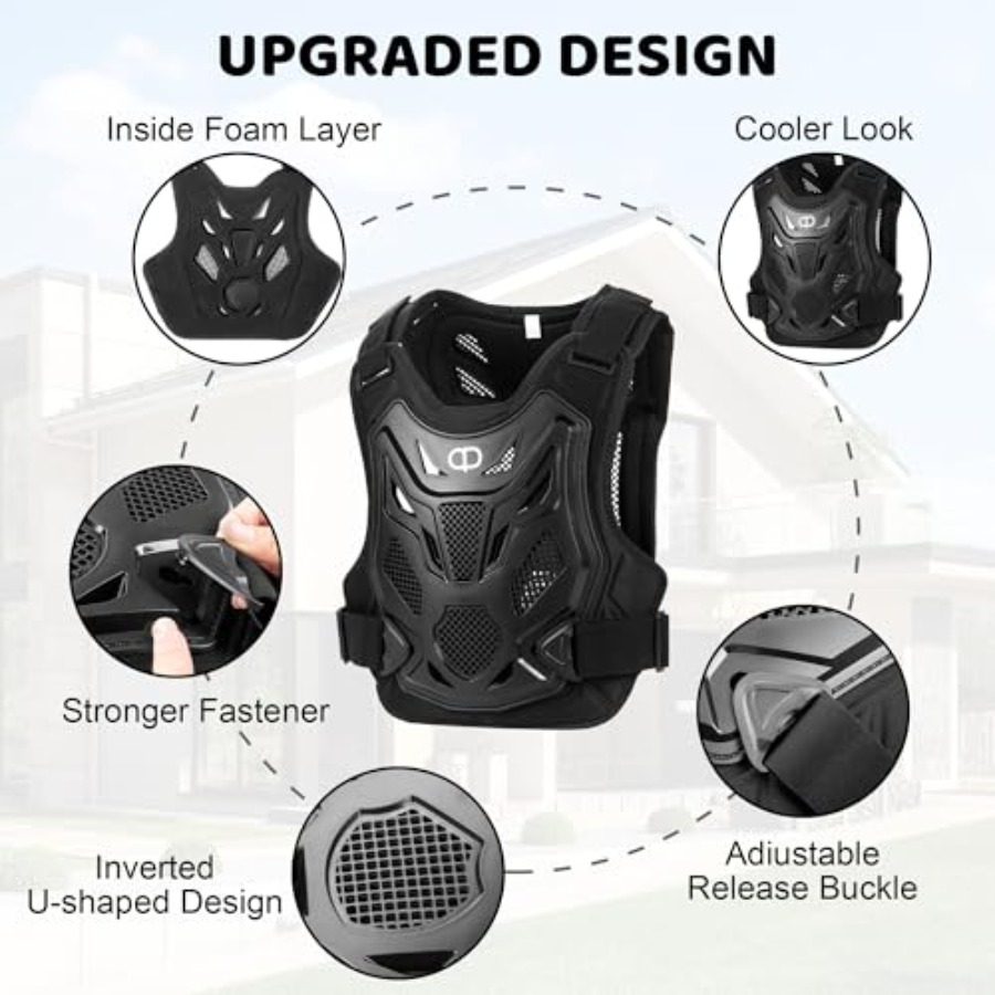 Dirt Bike Gear - Youth Motorcy - Mountain Biking Chest Protector incelemesi ve fiyatı