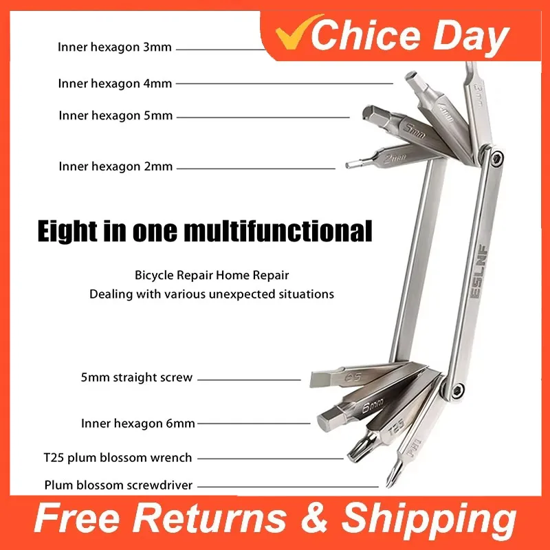 8-in-1 Bicycle Multi-Tool Kit  - Mountain Biking Kit incelemesi ve fiyatı