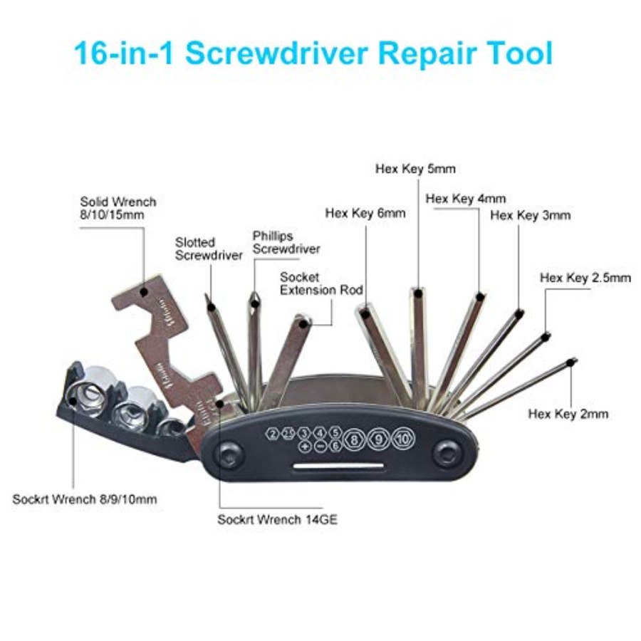 Bike Repair Kit Contains 16-in - Mountain Biking Blue Mountains incelemesi ve fiyatı