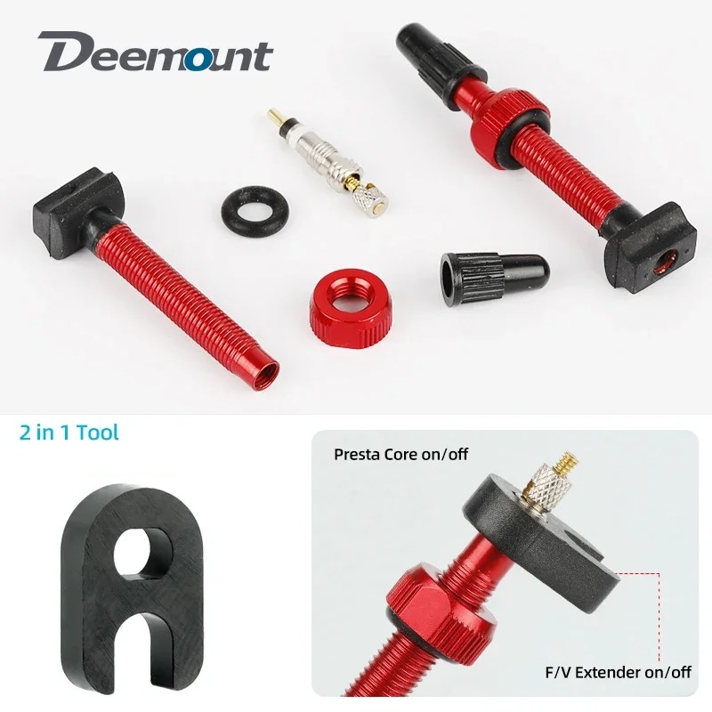 Deemount 45\60\80MM Tubeless V - Tubeless Valve Core incelemesi ve fiyatı
