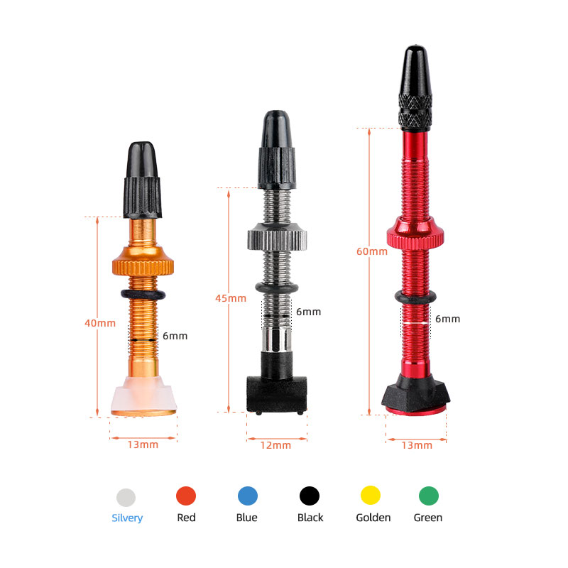 1Pair 40/60mm CNC Machined Pre - Tubeless Valve Core incelemesi ve fiyatı