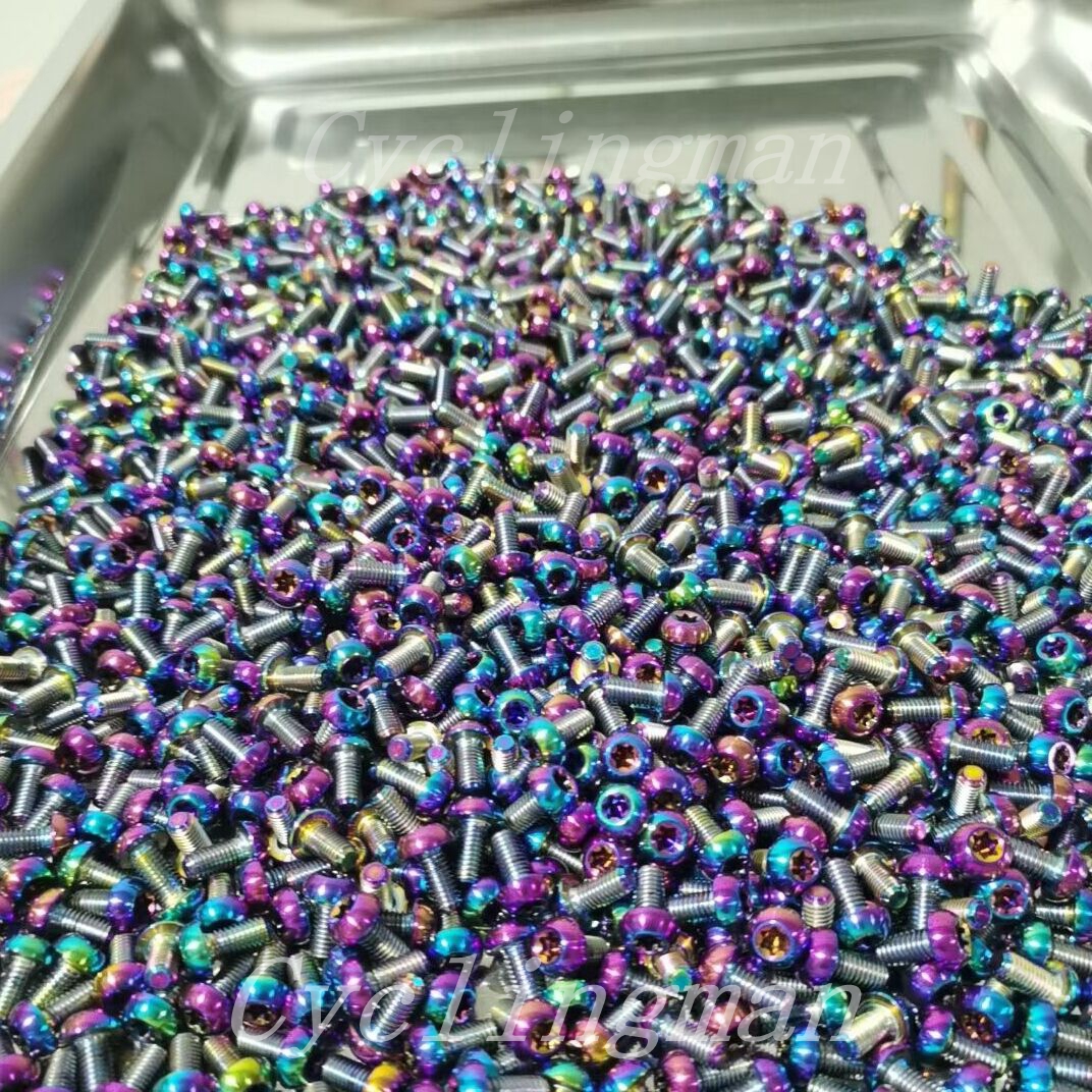 48pcs M5x10mm Rainbow Blue Bla - Mountain Biking Blue Mountains incelemesi ve fiyatı